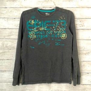 Charcoal grey long sleeve shirt